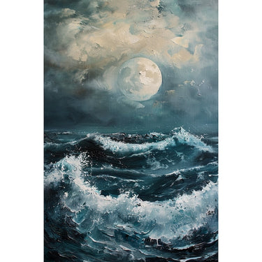 Canvas of the Sea at Night